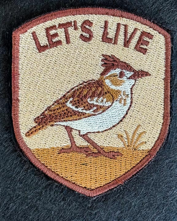 Let's Live Embroidered Patches