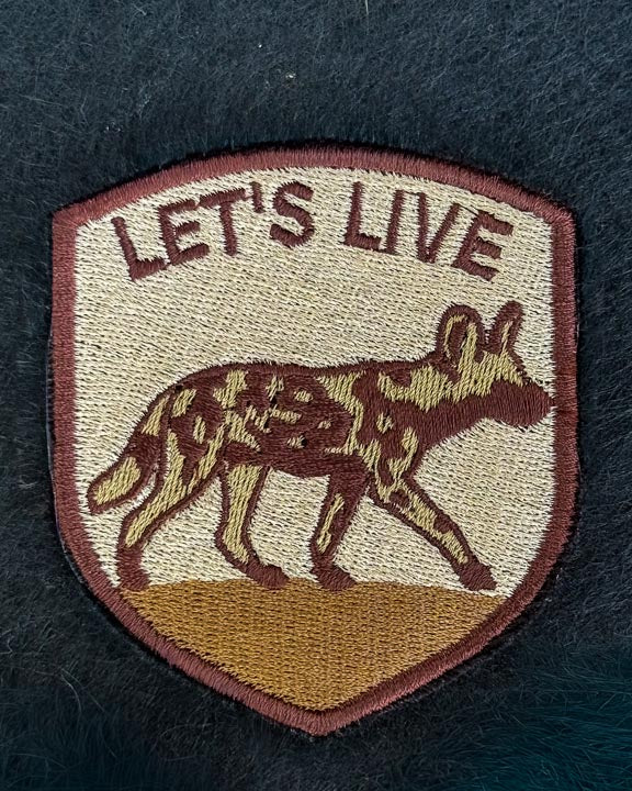 Let's Live Embroidered Patches