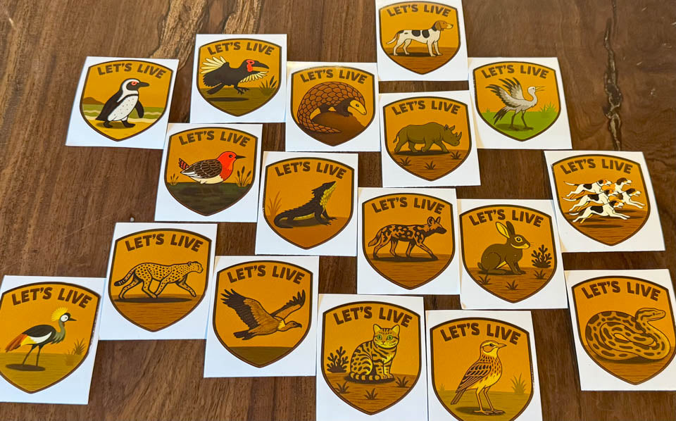 Let’s Live Wildlife Stickers