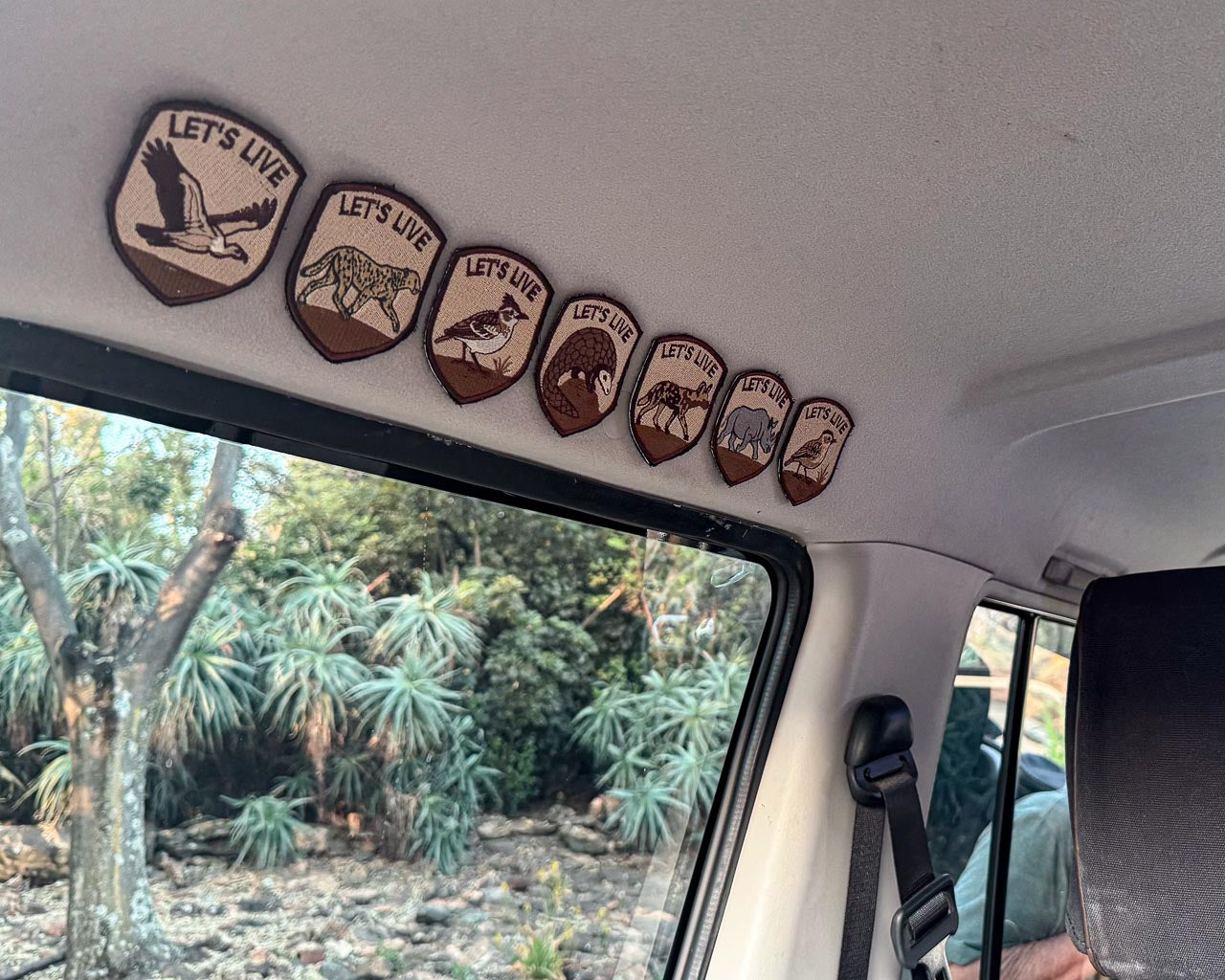 Let's Live Embroidered Patches