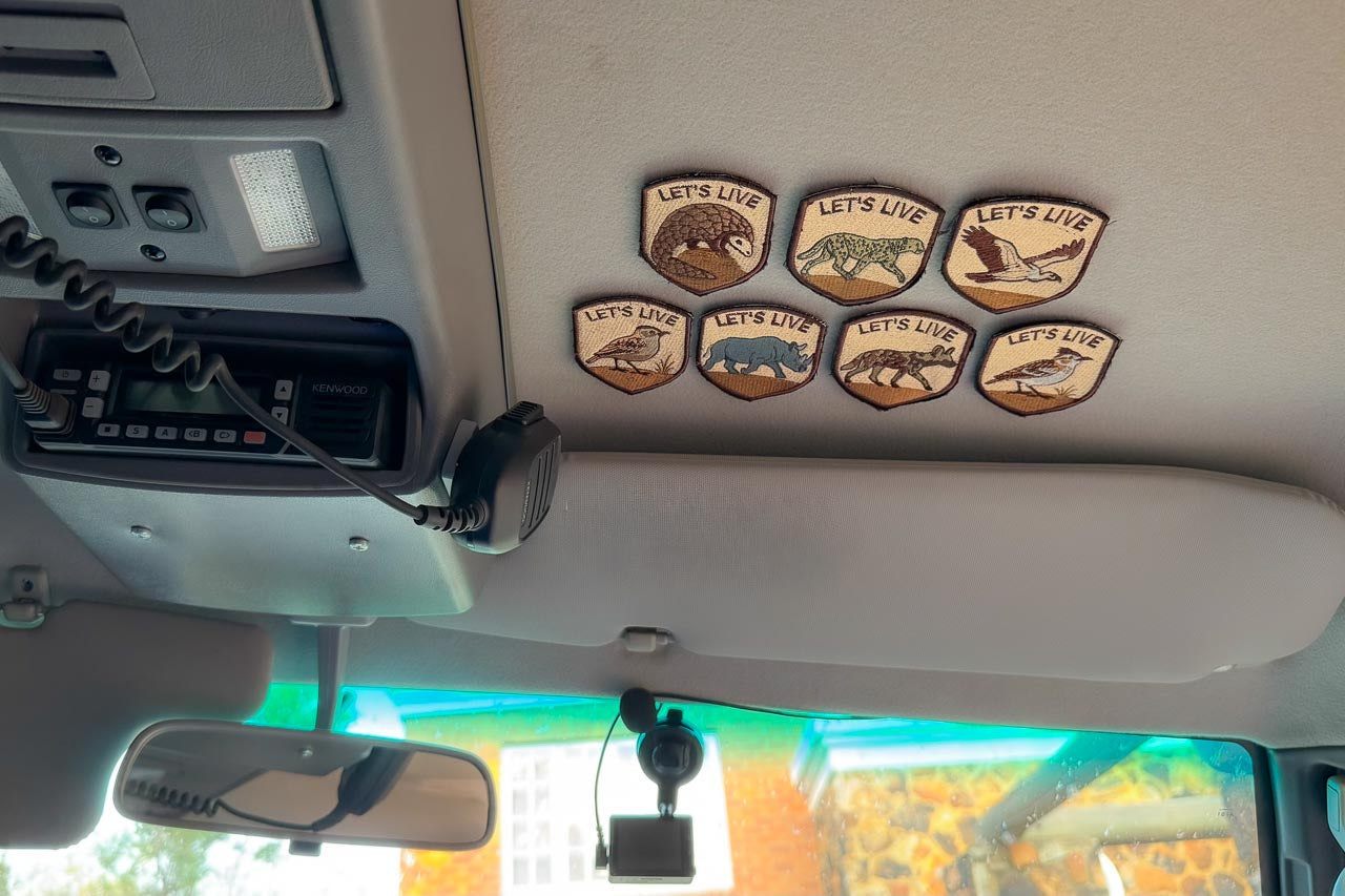 Let's Live Embroidered Patches
