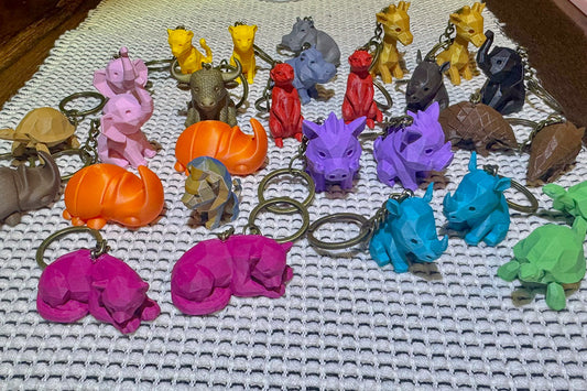 Wildlife Animal Key Chains