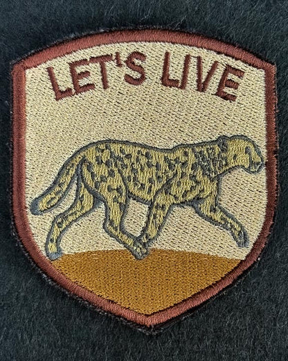 Let's Live Embroidered Patches