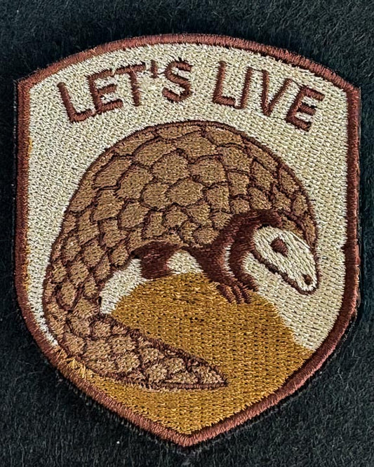 Let's Live Embroidered Patches