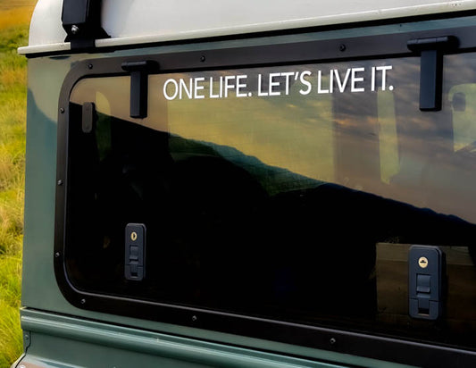 ONE LIFE. LET'S LIVE IT. - Sticker