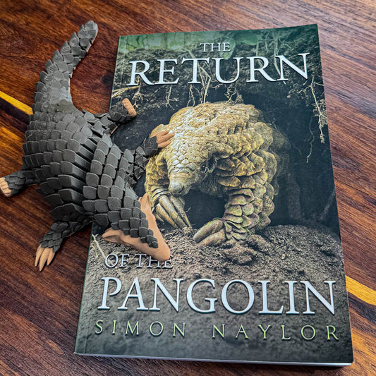 Articulating 3D Printed Pangolin on the Pangolin Book