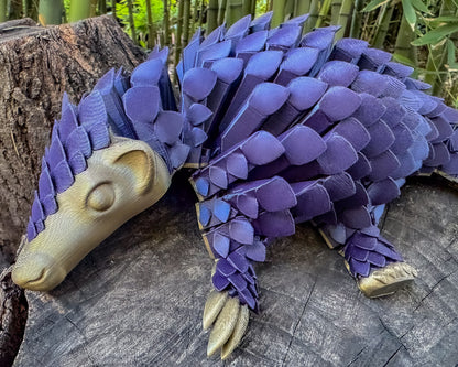 Plastic 3D Printed Pangolin - Houdini